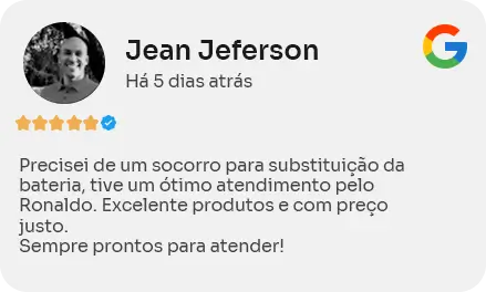 OM Baterias São Carlos 15 Depoimento cliente