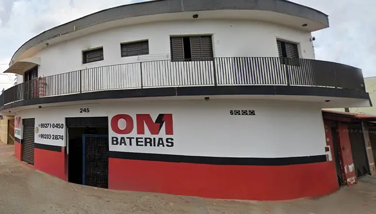 Loja de Baterias São Carlos: Qualidade e Confiança para o Seu Veículo 3 Frente da OM Baterias São Carlos